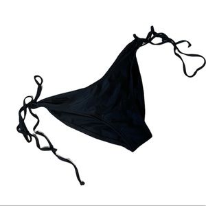 NWOT Dippin’ Daisy’s Black Scrunch Bikini Bottoms